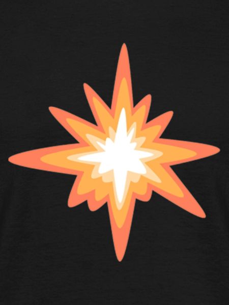 Sonnenstern-Explosion Retro