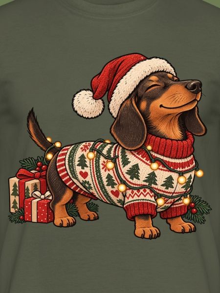 Weihnachts Dackel – Norwegerpullover Winter