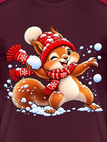 Eichhörnchen im Schnee – Süßer Winterspaß