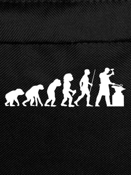 Evolution Schmied Mittelalter Amboss
