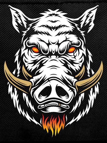 Flammendes Wildschwein