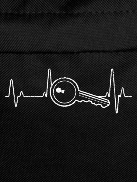 Key ECG Heartbeat Locksmith Gift