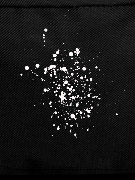 Weißer Farbspritzer Splatter