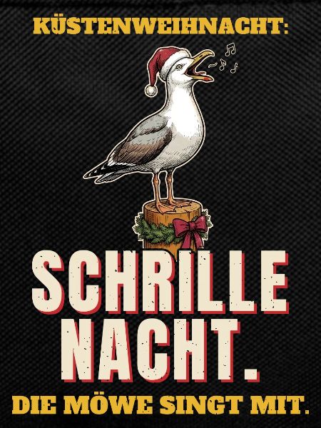 Schrille Nacht mit Möwe