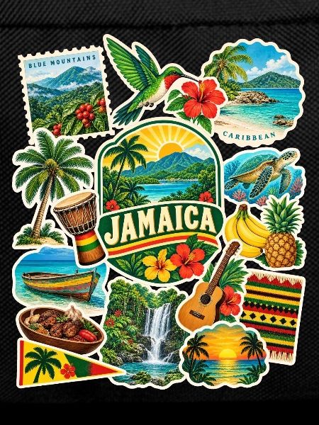 Jamaika Reisesticker