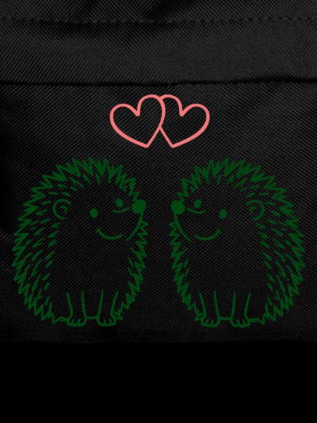 Herzchen-Igel Duo Liebesillustration