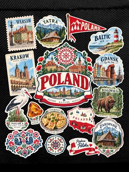 Polen Reisesticker