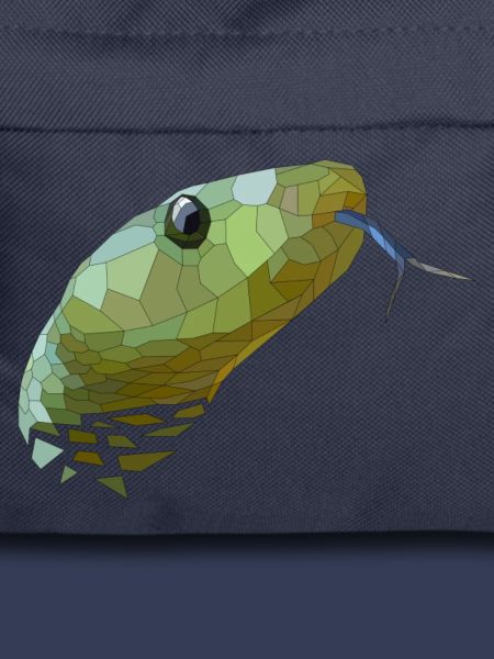 Schlange geometrisch Low Poly