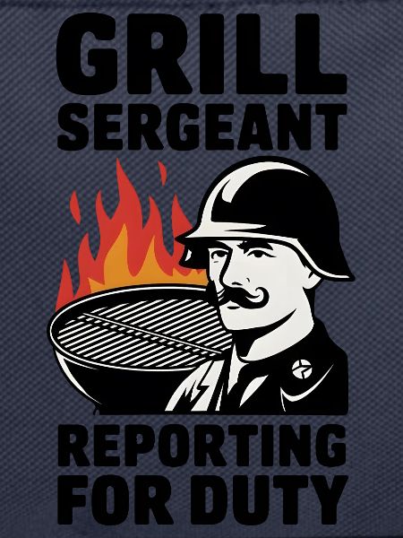 Grill Sergeant meldet sich zum Dienst