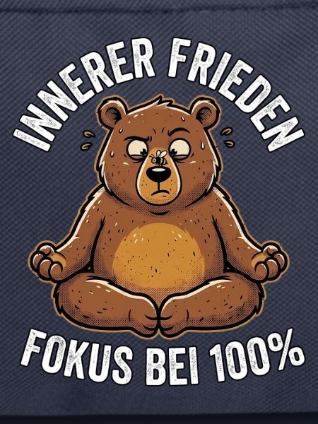 Lustiger Yoga Bär
