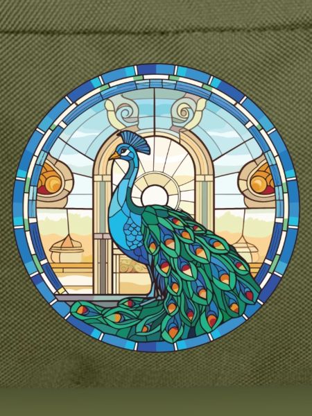 Pfauenbunte Aquarell-Tierillustration