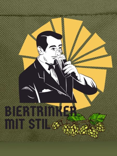 Biertrinker mit Stil