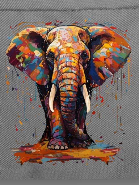 Elephant farbenfroh