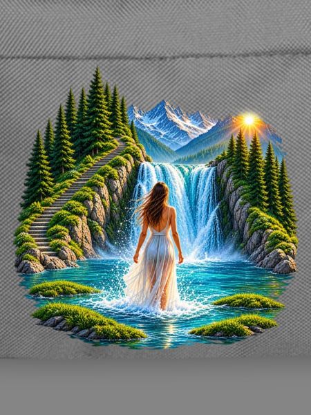 Magischer Wasserfall