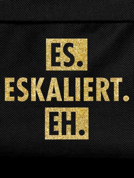 Es eskaliert. Glitzernde Provokation