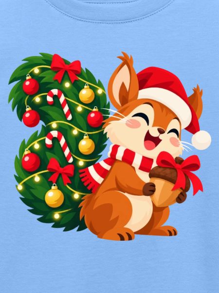 Weihnachtliches Eichhörnchen 