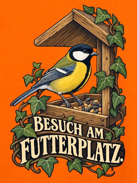 Kohlmeise - Besuch am Futterplatz Vogel