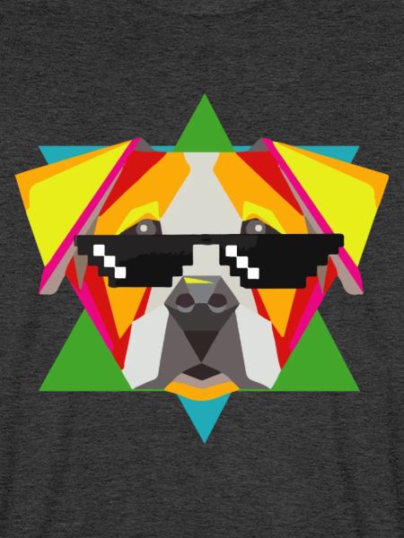 Selbstbewusste Bulldogge Sonnenbrille