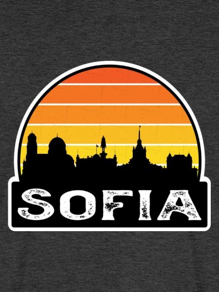 Sofia Bulgarien Flagge Skyline Reise-Souvenir