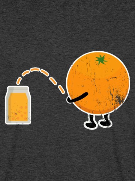 Freche Orangensaft Vitaminbombe