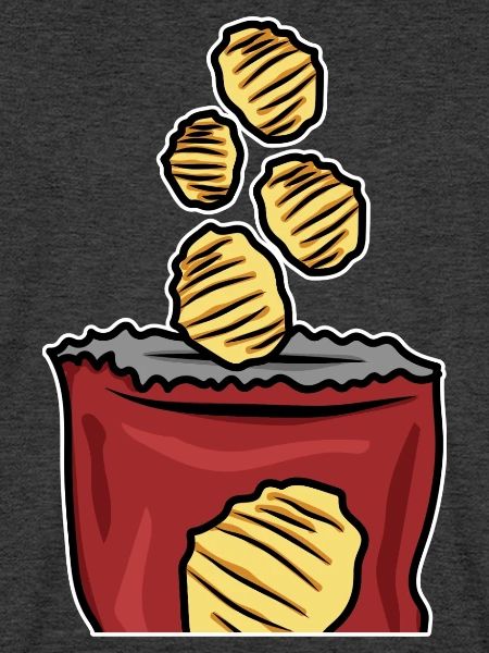Knallige Britische Chips Pubabend