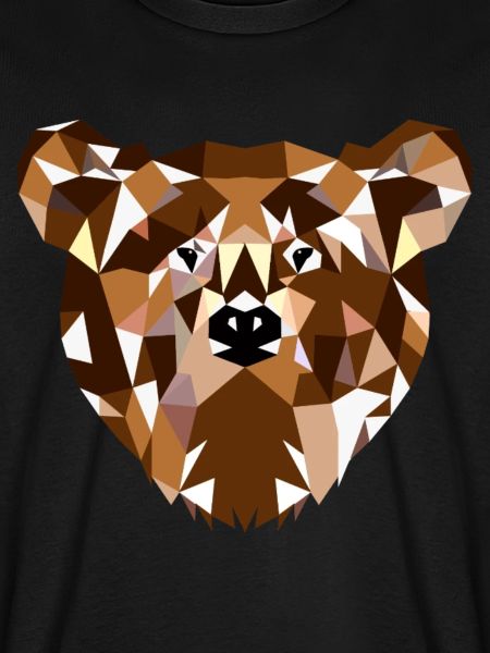 Neugieriger Grizzlybär Waldpfad