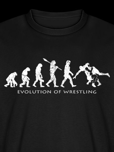 Wrestling Evolution Silhouette Wrestler Geschenk