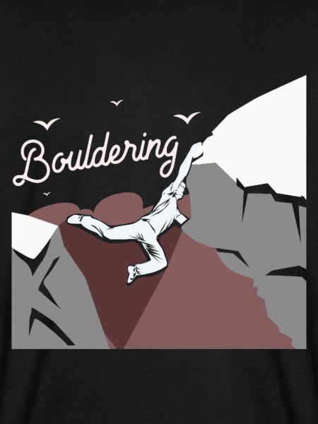 Kraftvoller Boulderer Grifftechnik