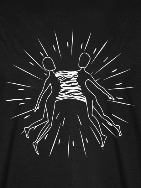 Zwei Gesichter Silhouette Zwei Seelen