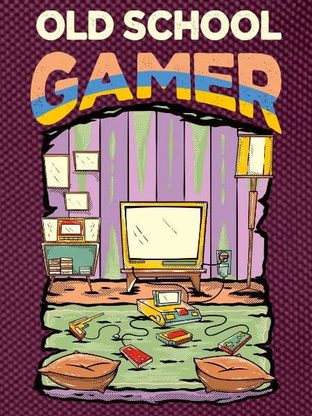 Retro Old School Gamer
