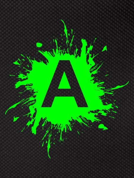 Team A Buchstabe A Anfangsbuchtabe