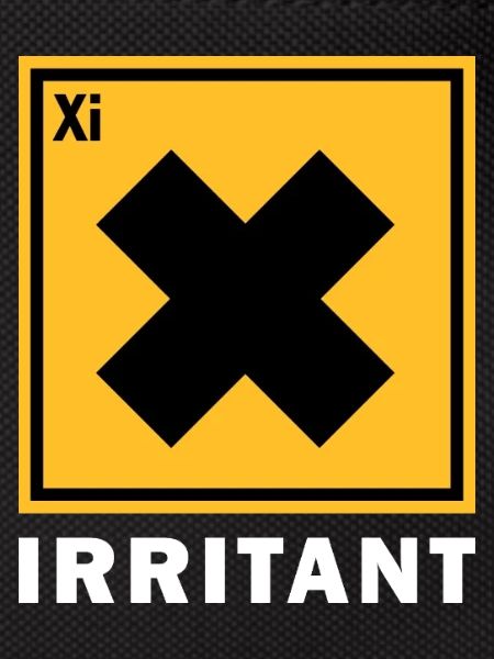 IRRITANT WARNING SIGN