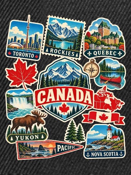 Kanada Reisesticker