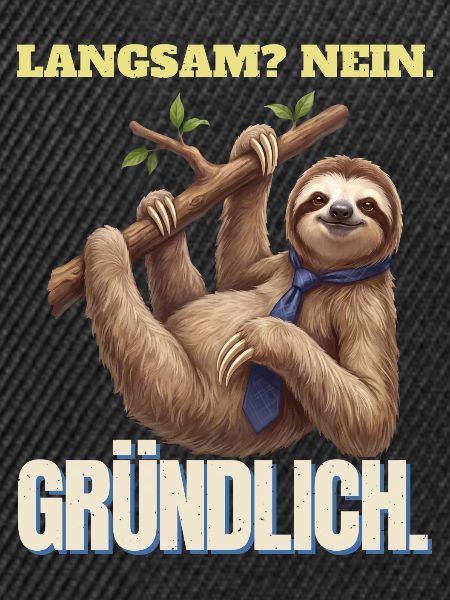 Faultier - Langsam? Nein. Gründlich.