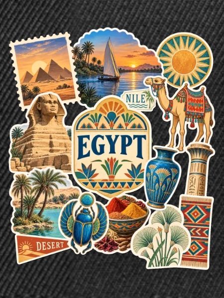 Ägypten Reisesticker