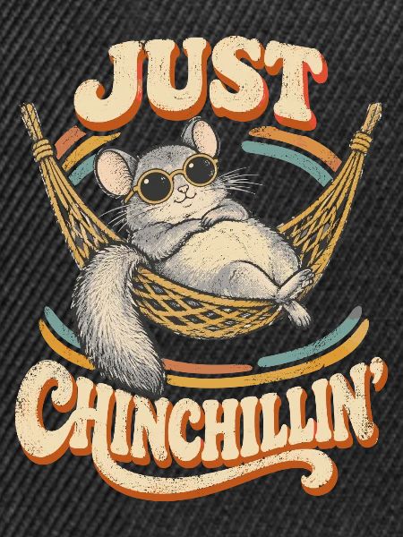  Just Chinchillin Retro Chinchilla Hammock
