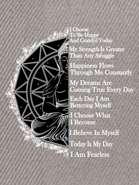 Mandala Buddha Affirmationen