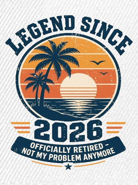 Legende Seit 2026 Retro Sunset