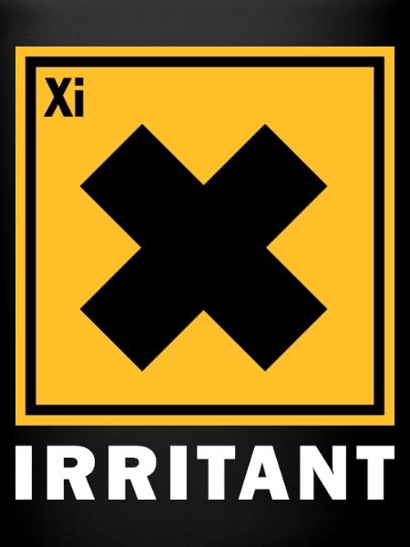 IRRITANT WARNING SIGN