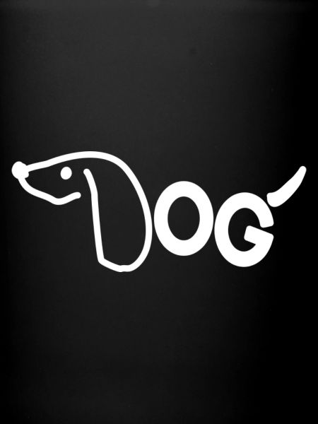 Hund Dackel Spruch