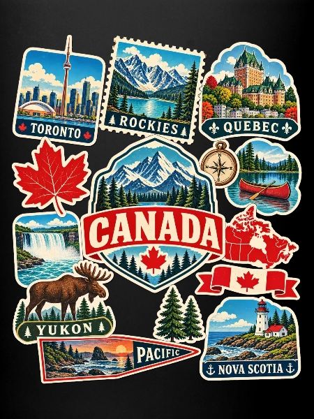Kanada Reisesticker