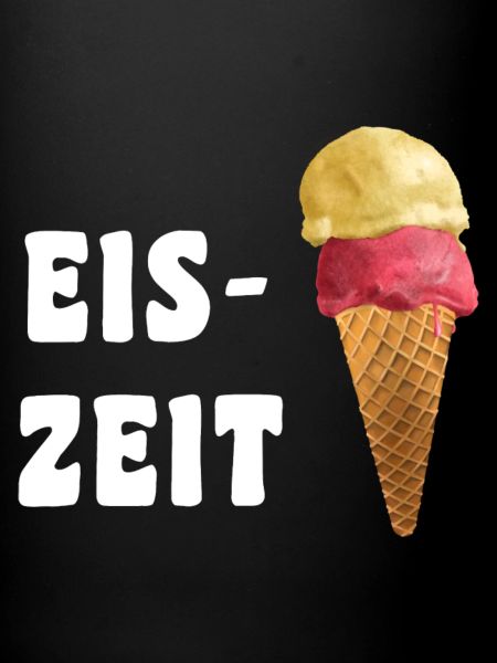 Eis-Zeit - Eistüte Wortspiel