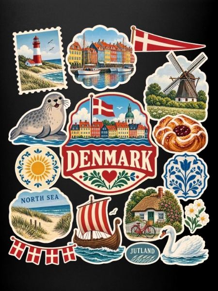 Dänemark Reisesticker