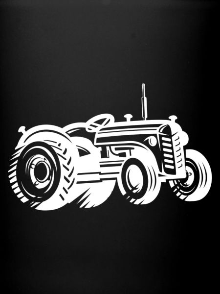Traktor Silhouette Bauer Landwirtschaft
