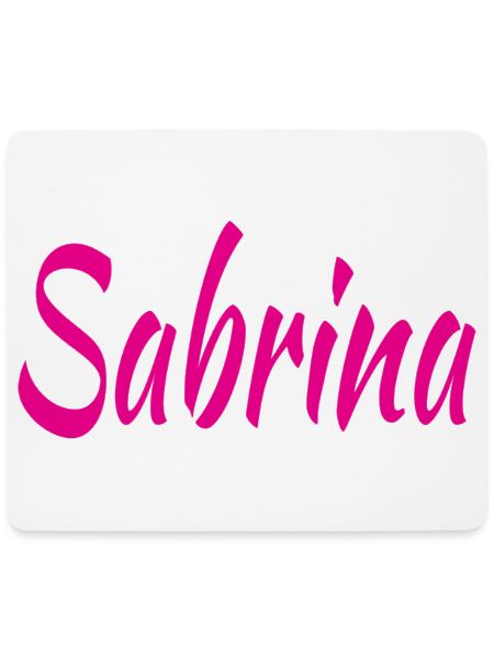 Sabrina Schriftzug Pink