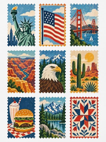 USA Briefmarken