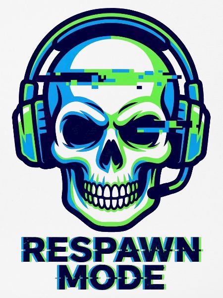 Respawn-Modus – Gamer Skull Badge