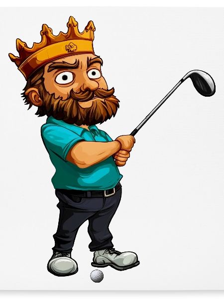 Könige Golf / Golfer King