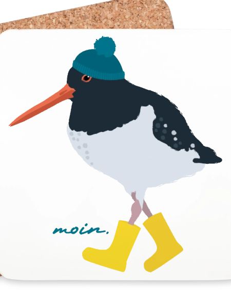 Austernfischer mit Gummistiefeln moin