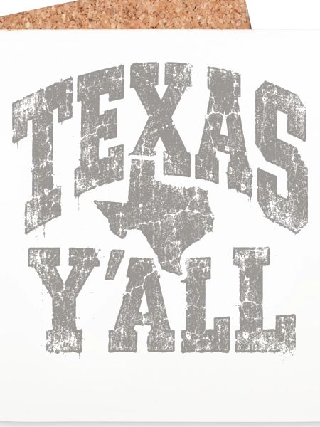 Texas Yall Distressed State Tee